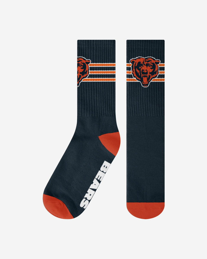 Chicago Bears Team Stripe Crew Socks FOCO S/M - FOCO.com