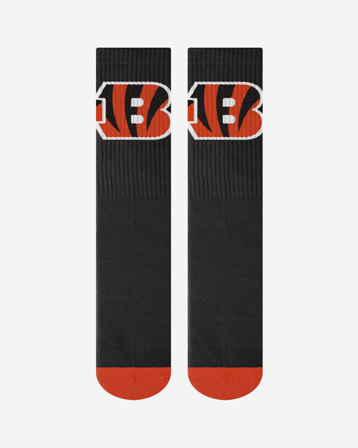 Cincinnati Bengals Team Stripe Crew Socks FOCO - FOCO.com