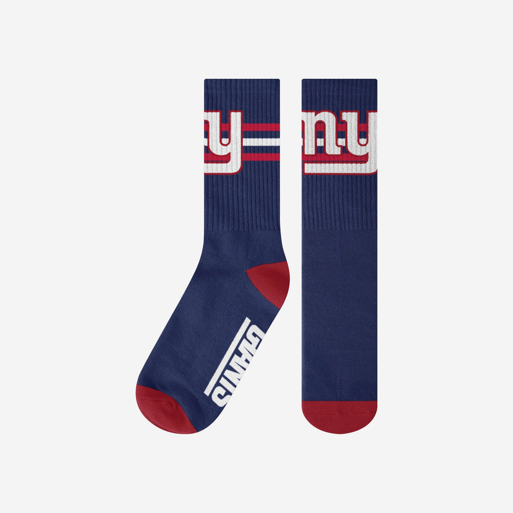 New York Giants Team Stripe Crew Socks FOCO S/M - FOCO.com