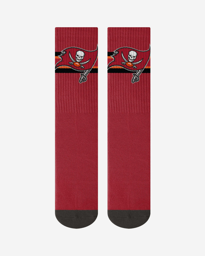 Tampa Bay Buccaneers Team Stripe Crew Socks FOCO - FOCO.com