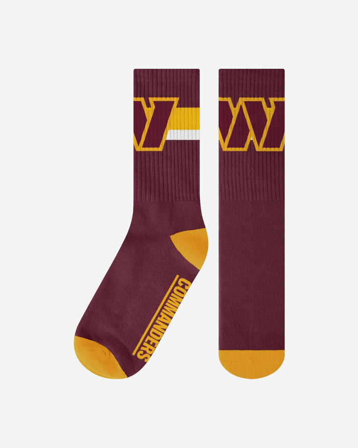 Washington Commanders Team Stripe Crew Socks FOCO S/M - FOCO.com