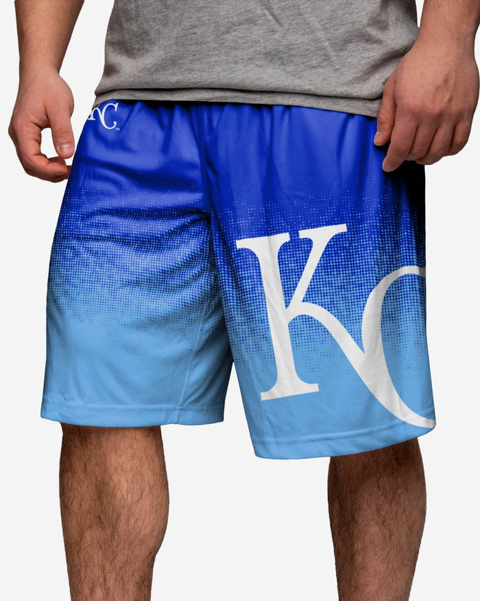 Kansas City Royals Gradient Polyester Shorts FOCO - FOCO.com