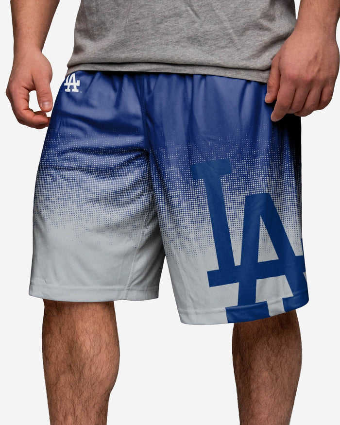 Los Angeles Dodgers Gradient Polyester Shorts FOCO - FOCO.com