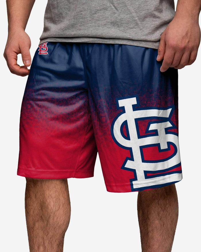 St Louis Cardinals Gradient Polyester Shorts FOCO - FOCO.com