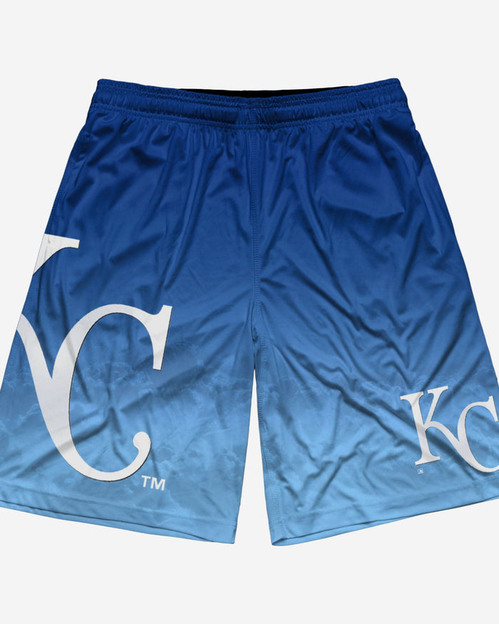 Kansas City Royals Gradient Big Logo Training Shorts FOCO - FOCO.com