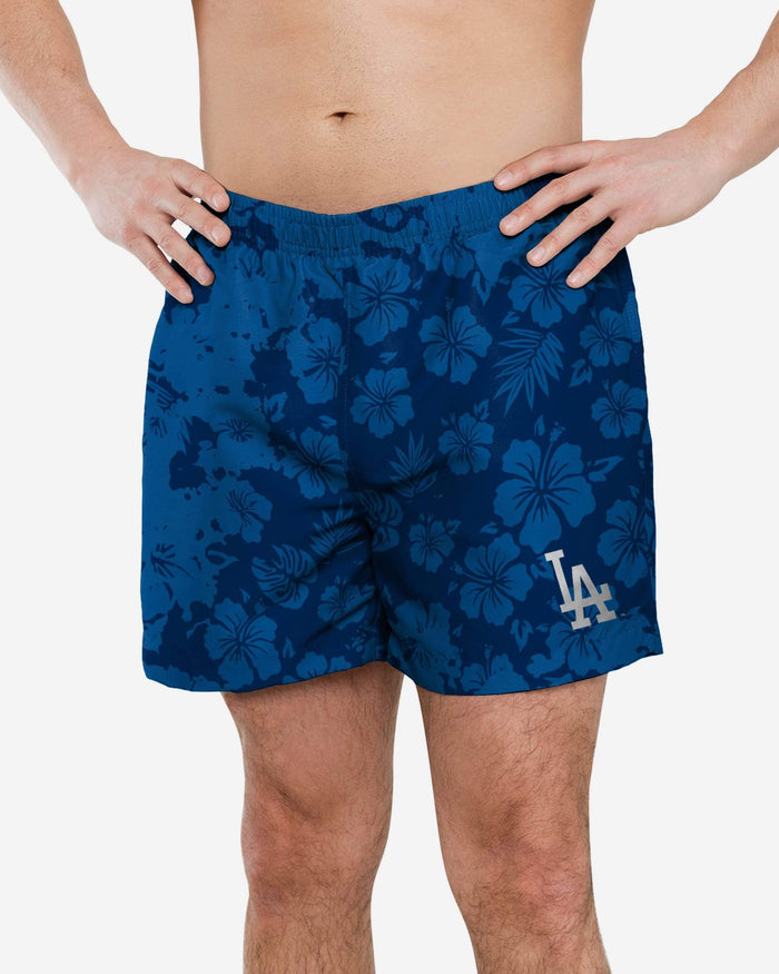 Los Angeles Dodgers Color Change-Up Swimming Trunks FOCO S - FOCO.com