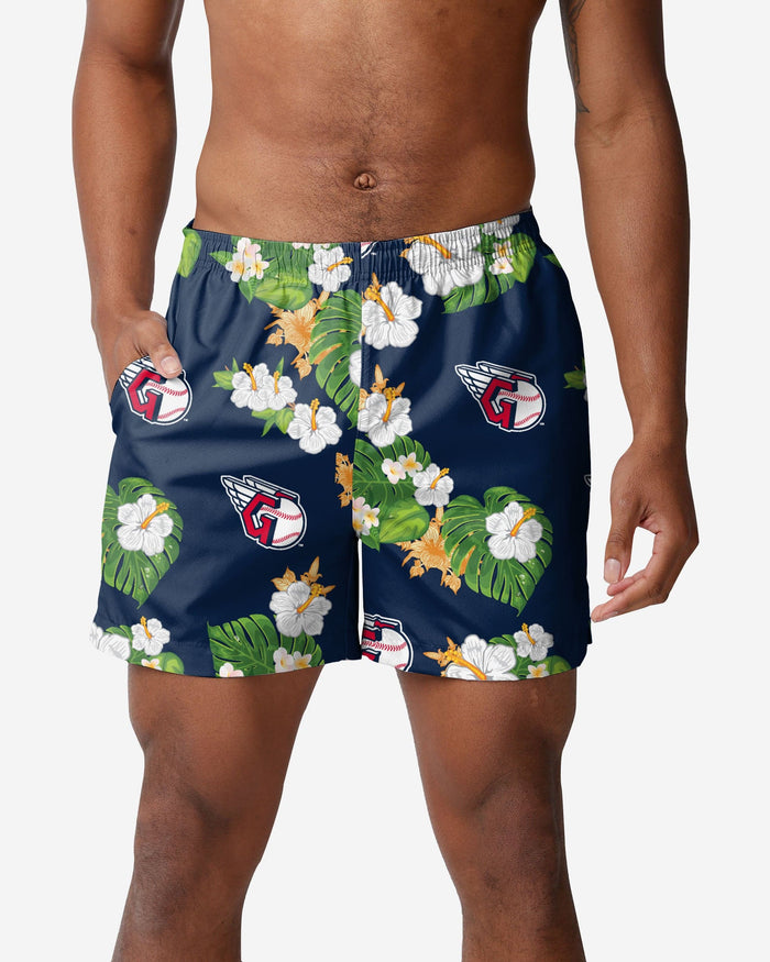 Cleveland Guardians Floral Swimming Trunks FOCO S - FOCO.com