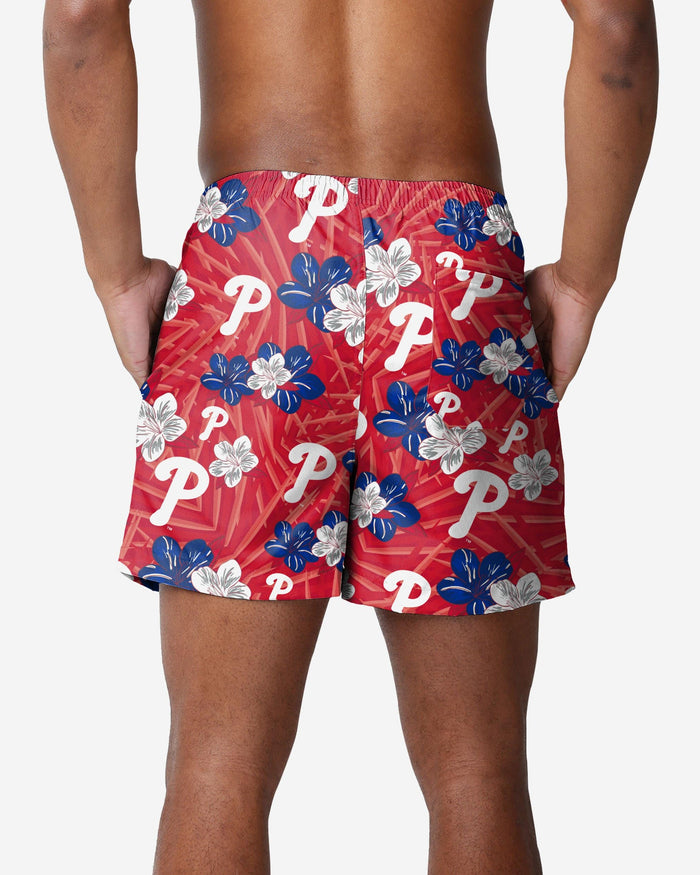 Philadelphia Phillies Hibiscus Swimming Trunks FOCO - FOCO.com