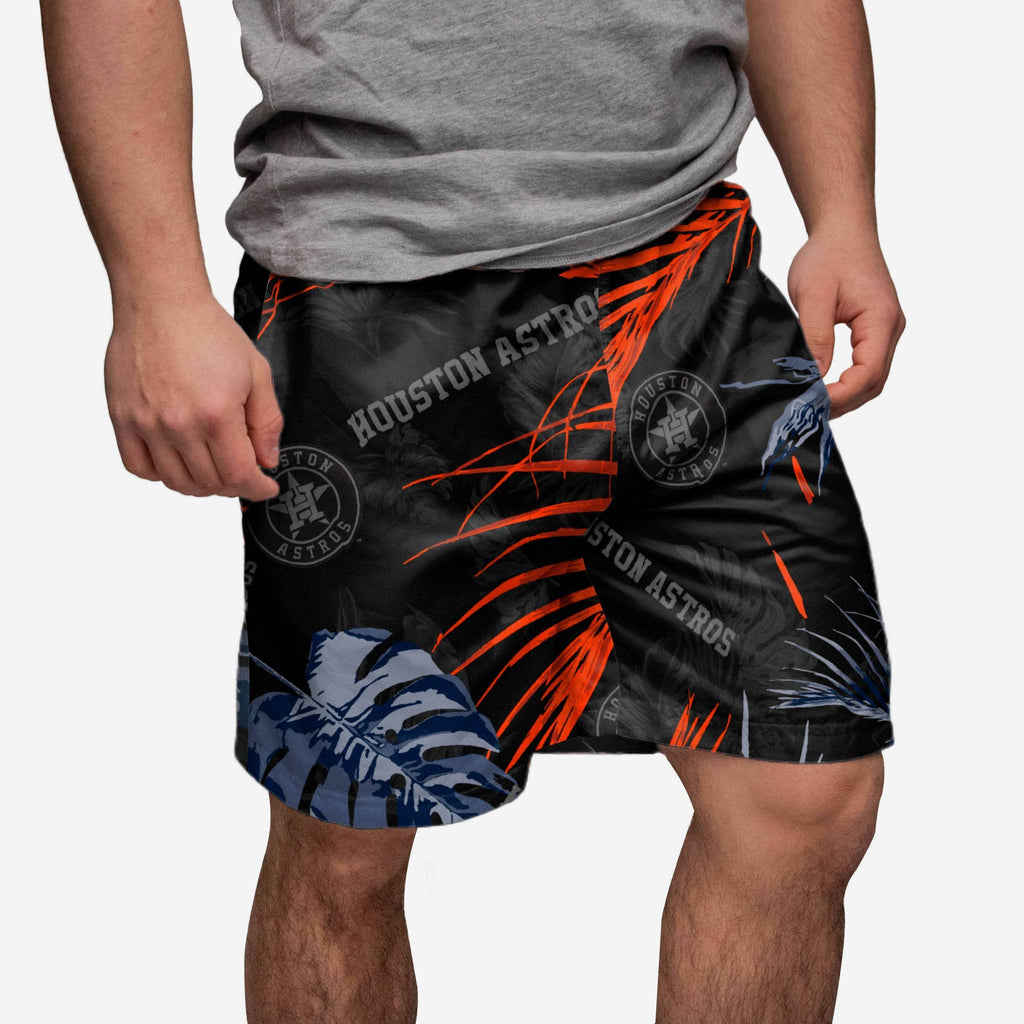 Houston Astros Neon Palm Shorts FOCO S - FOCO.com