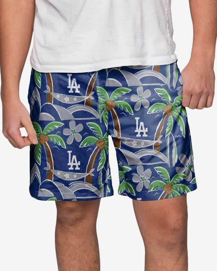 Los Angeles Dodgers Tropical Swimming Trunks FOCO S - FOCO.com