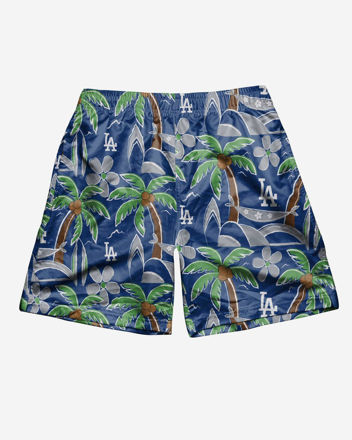 Los Angeles Dodgers Tropical Swimming Trunks FOCO - FOCO.com