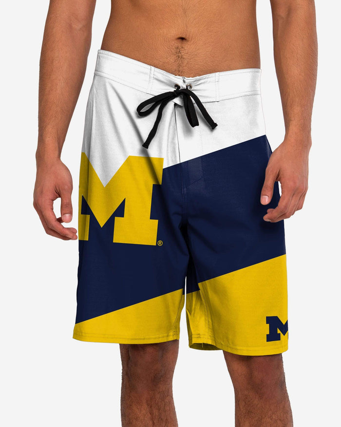 Michigan Wolverines Color Dive Boardshorts FOCO S - FOCO.com