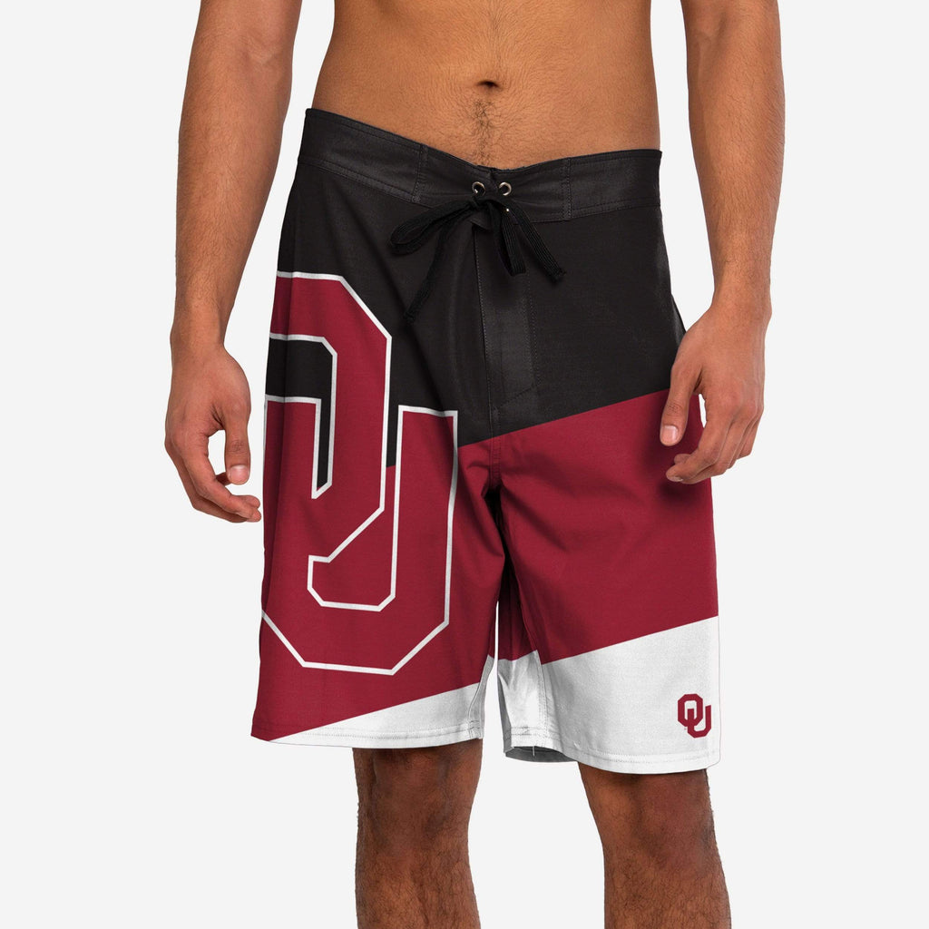 Oklahoma Sooners Color Dive Boardshorts FOCO S - FOCO.com