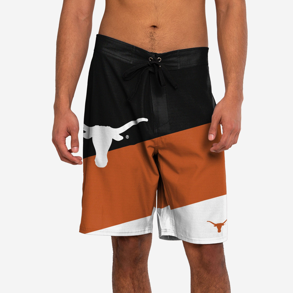 Texas Longhorns Color Dive Boardshort FOCO S - FOCO.com