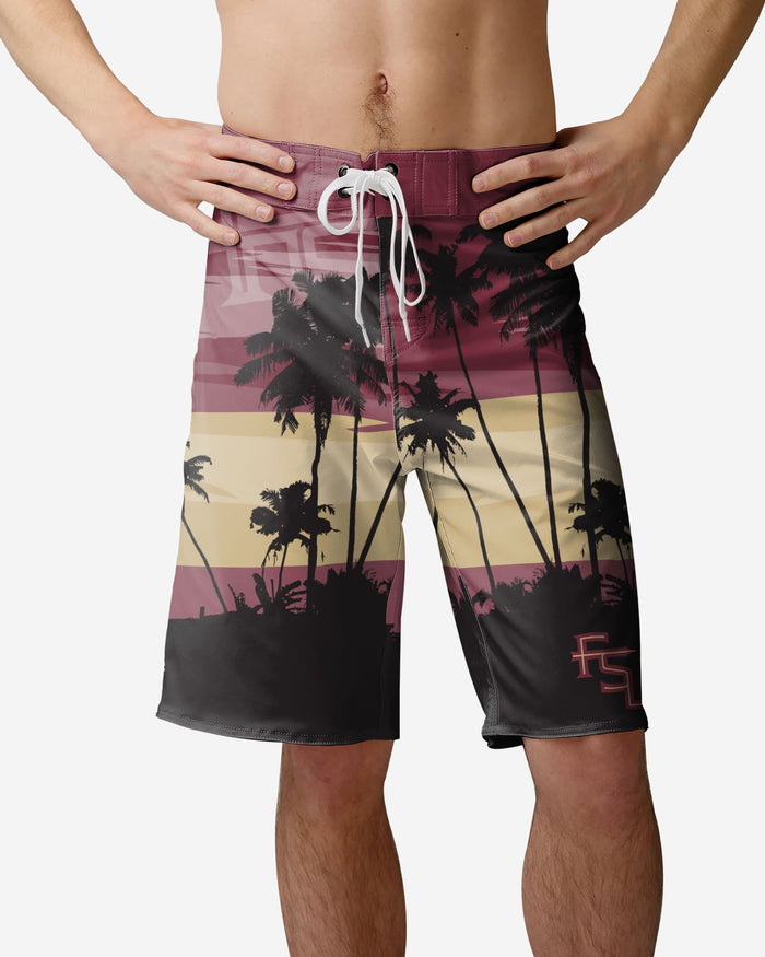 Florida State Seminoles Sunset Boardshorts FOCO S - FOCO.com