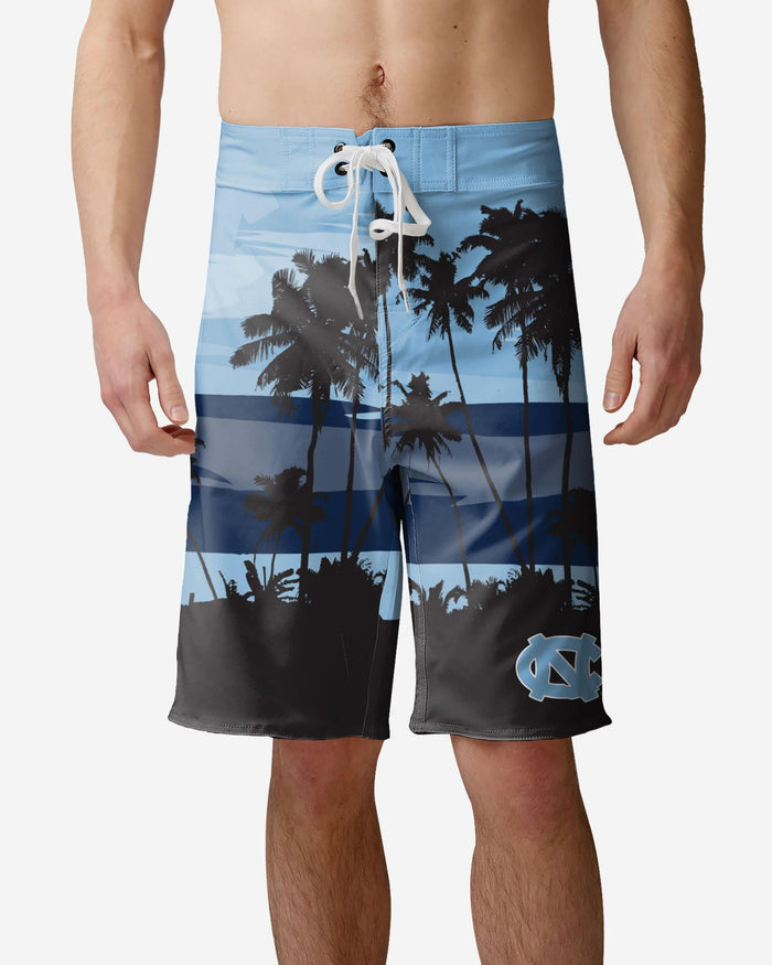 North Carolina Tar Heels Sunset Boardshorts FOCO S - FOCO.com