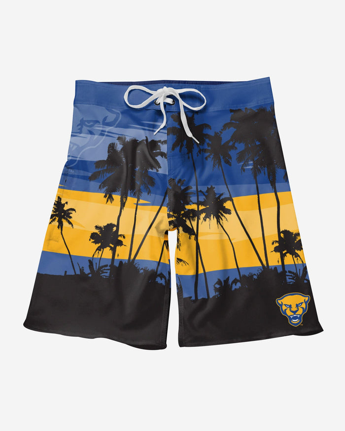 Pittsburgh Panthers Sunset Boardshorts FOCO - FOCO.com