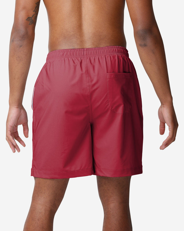 Alabama Crimson Tide Solid Wordmark Traditional Swimming Trunks FOCO - FOCO.com