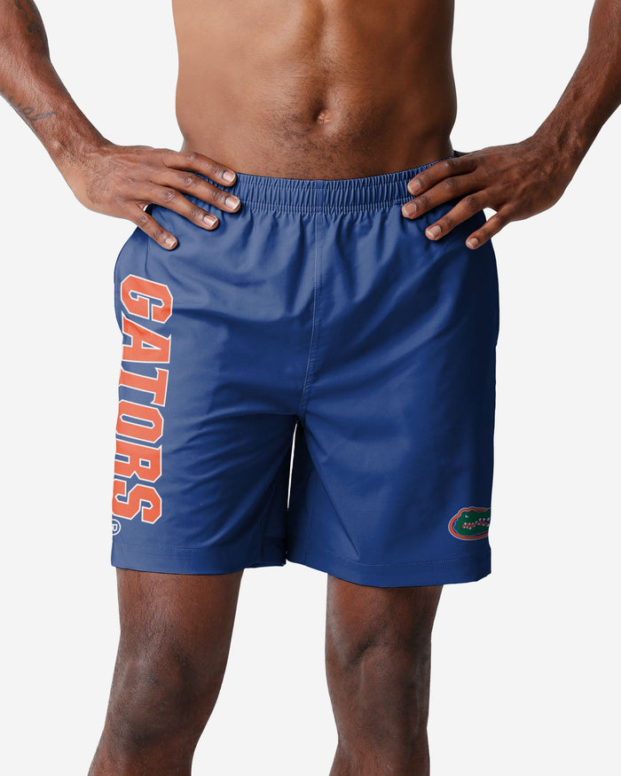 Florida Gators Solid Wordmark Traditional Swimming Trunks FOCO S - FOCO.com