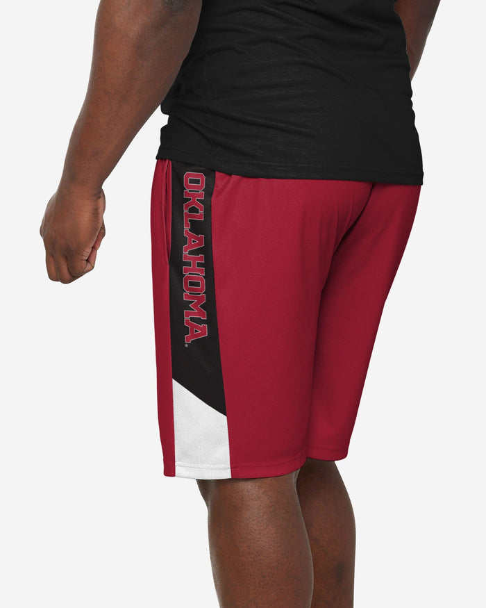 Oklahoma Sooners Side Stripe Training Shorts FOCO - FOCO.com