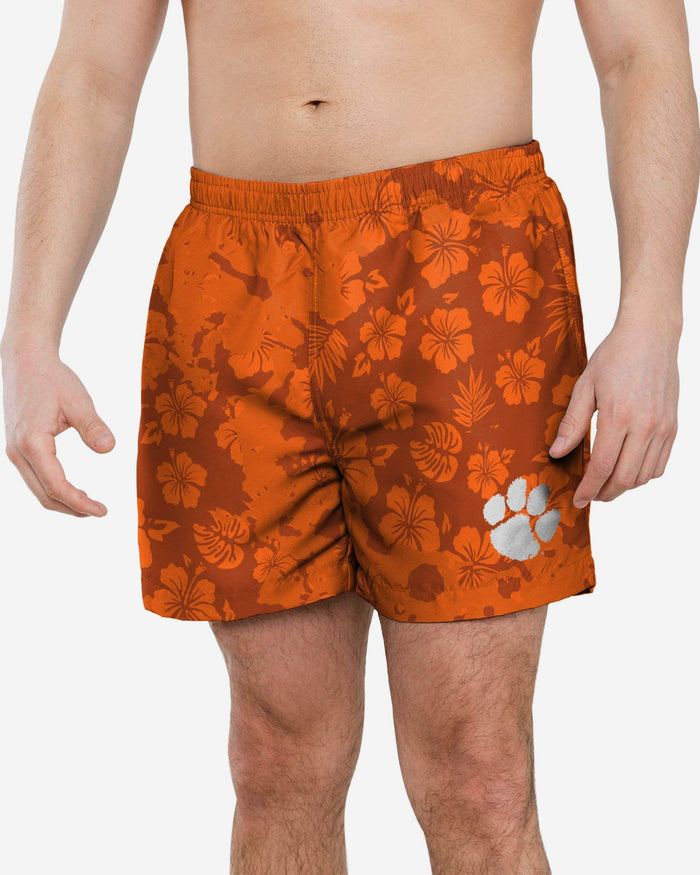 Clemson Tigers Color Change-Up Swimming Trunks FOCO S - FOCO.com