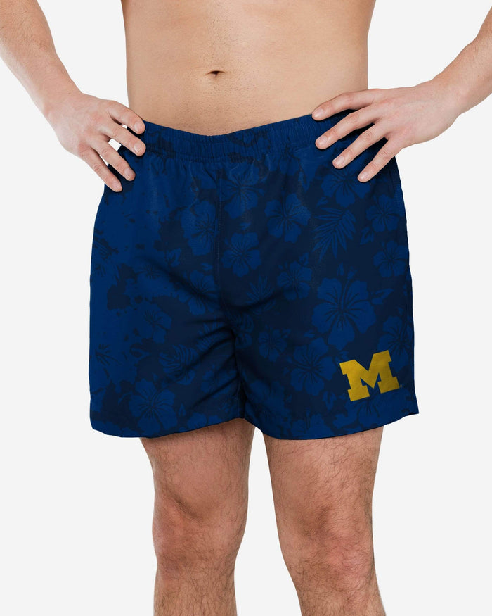 Michigan Wolverines Color Change-Up Swimming Trunks FOCO S - FOCO.com
