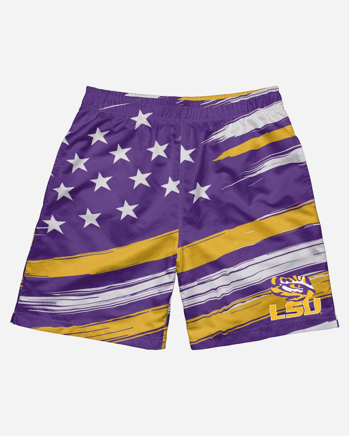 LSU Tigers Americana Swimming Trunks FOCO - FOCO.com