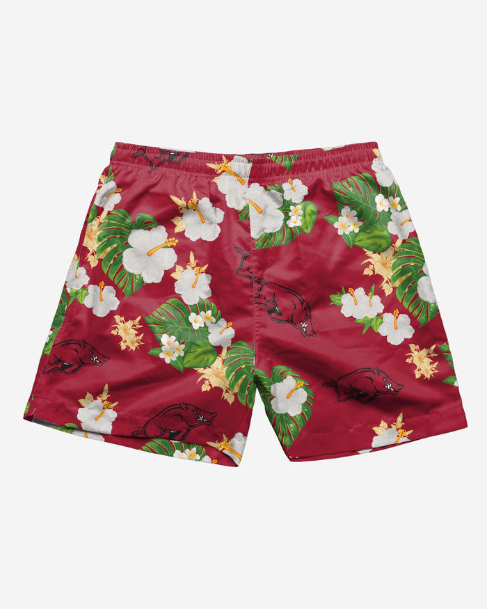 Arkansas Razorbacks Floral Swimming Trunks FOCO - FOCO.com