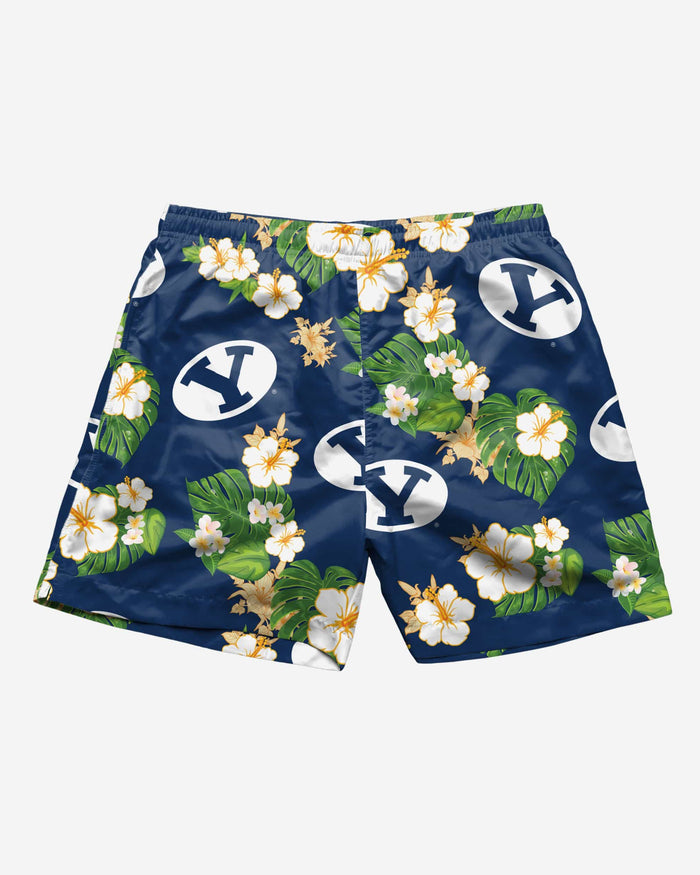 BYU Cougars Floral Swimming Trunks FOCO - FOCO.com
