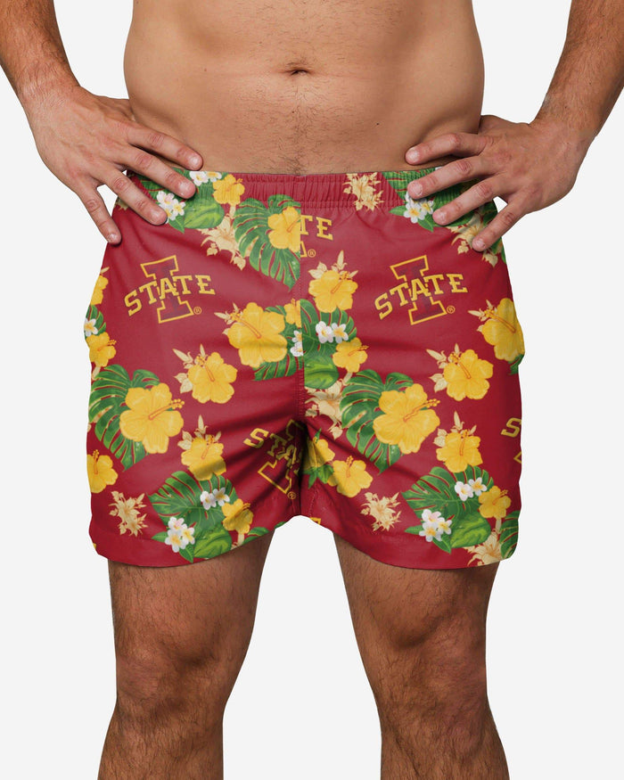 Iowa State Cyclones Floral Swimming Trunks FOCO S - FOCO.com