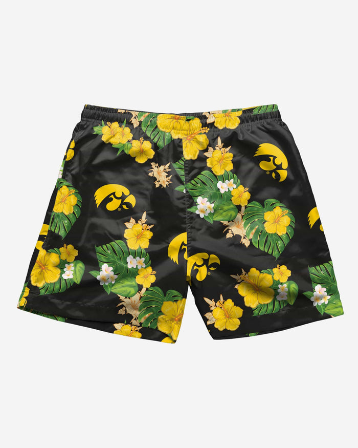 Iowa Hawkeyes Floral Swimming Trunks FOCO - FOCO.com