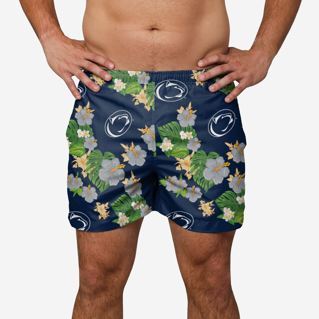 Penn State Nittany Lions Floral Swimming Trunks FOCO S - FOCO.com