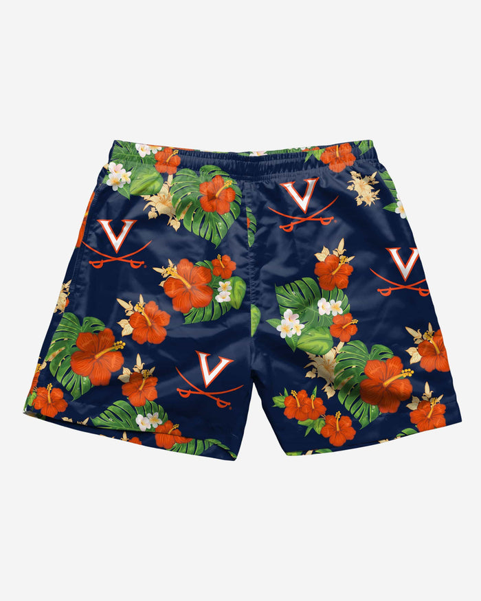 Virginia Cavaliers Original Floral Swimming Trunks FOCO - FOCO.com