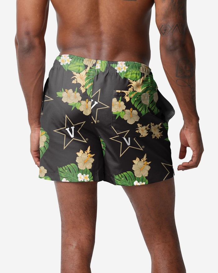 Vanderbilt Commodores Floral Swimming Trunks FOCO - FOCO.com