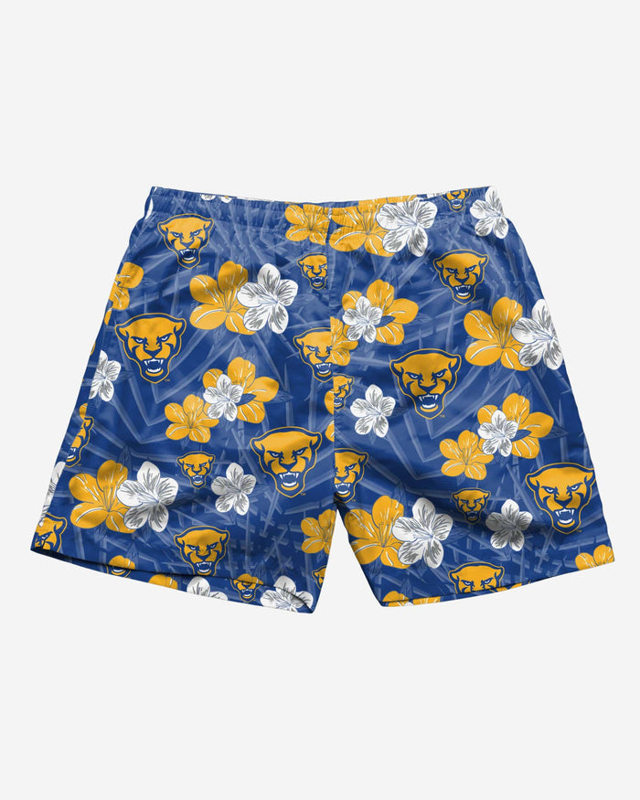 Pittsburgh Panthers Hibiscus Swimming Trunks FOCO - FOCO.com