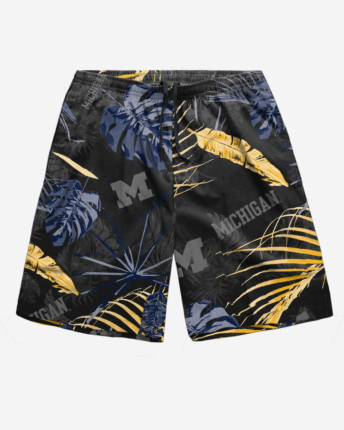 Michigan Wolverines Neon Palm Shorts FOCO - FOCO.com