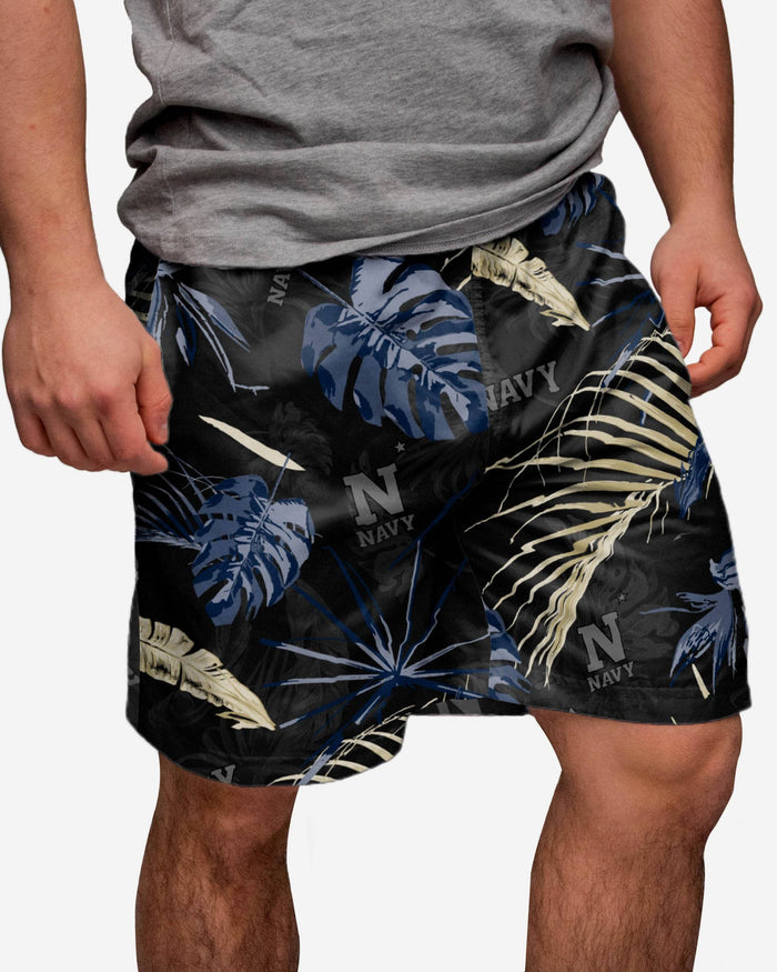 Navy Midshipmen Neon Palm Shorts FOCO S - FOCO.com