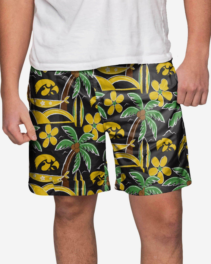 Iowa Hawkeyes Tropical Swimming Trunks FOCO S - FOCO.com