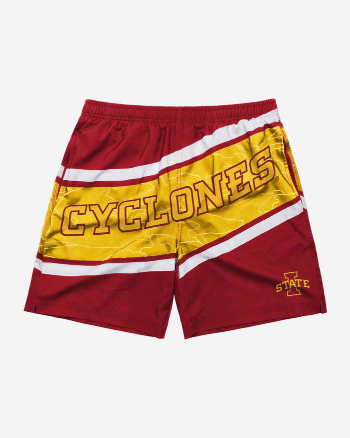 Iowa State Cyclones Big Wordmark Swimming Trunks FOCO - FOCO.com