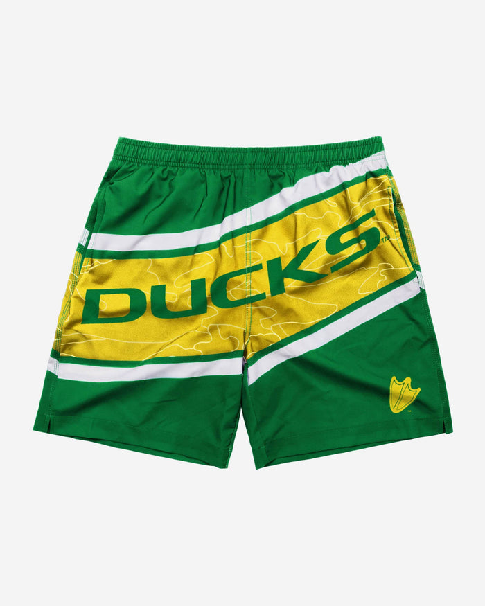 Oregon Ducks Big Wordmark Swimming Trunks FOCO - FOCO.com