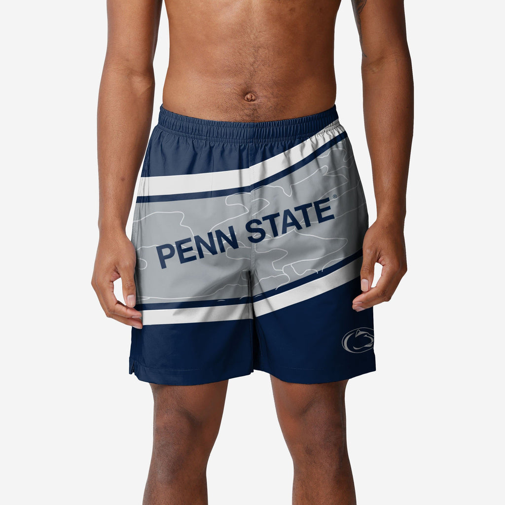 Penn State Nittany Lions Big Wordmark Swimming Trunks FOCO S - FOCO.com