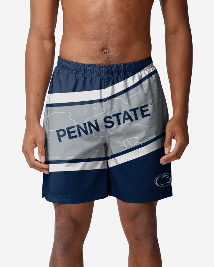 Penn State Nittany Lions Big Wordmark Swimming Trunks FOCO S - FOCO.com