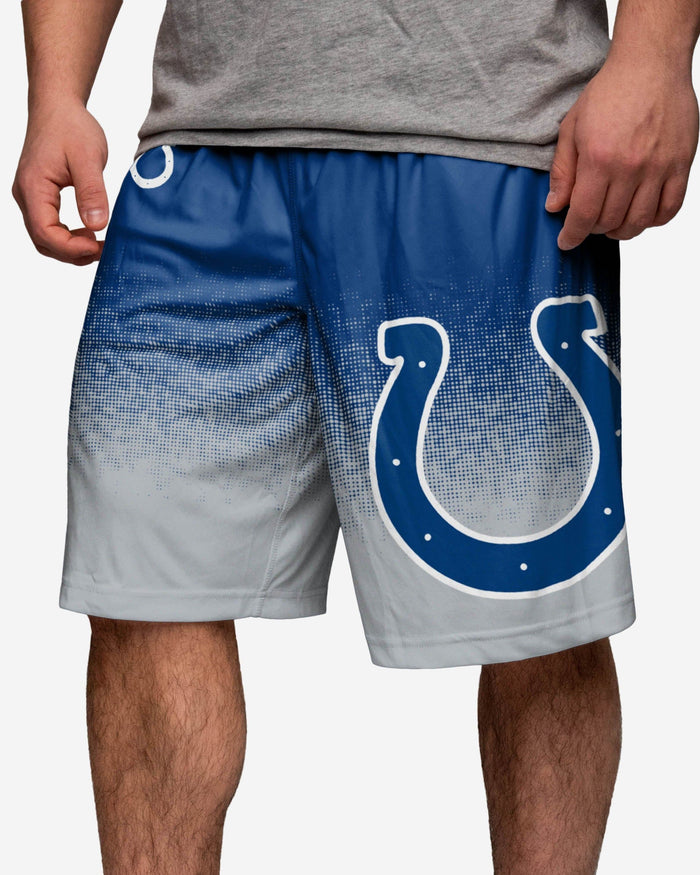 Indianapolis Colts Gradient Polyester Shorts FOCO - FOCO.com