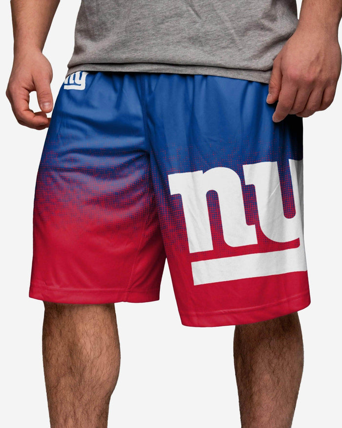 New York Giants Gradient Polyester Shorts FOCO - FOCO.com