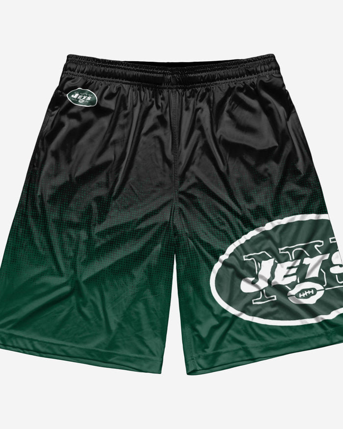 New York Jets Gradient Polyester Shorts FOCO - FOCO.com
