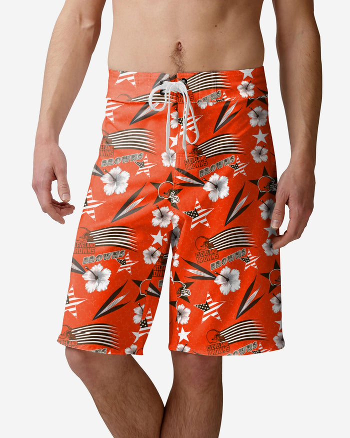 Cleveland Browns Americana Boardshort FOCO S - FOCO.com