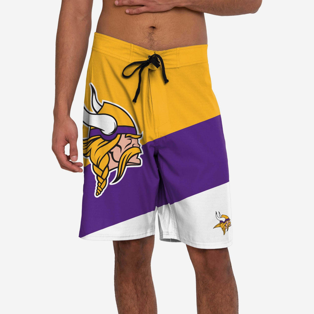 Minnesota Vikings Color Dive Boardshorts FOCO S - FOCO.com