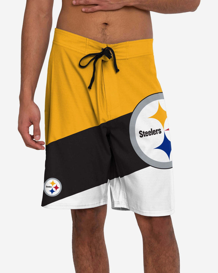Pittsburgh Steelers Color Dive Boardshorts FOCO S - FOCO.com