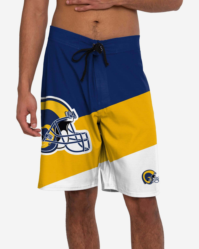 Los Angeles Rams Orignial Color Dive Boardshorts FOCO S - FOCO.com