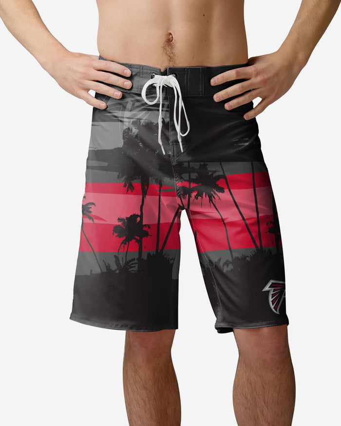 Atlanta Falcons Sunset Boardshorts FOCO S - FOCO.com